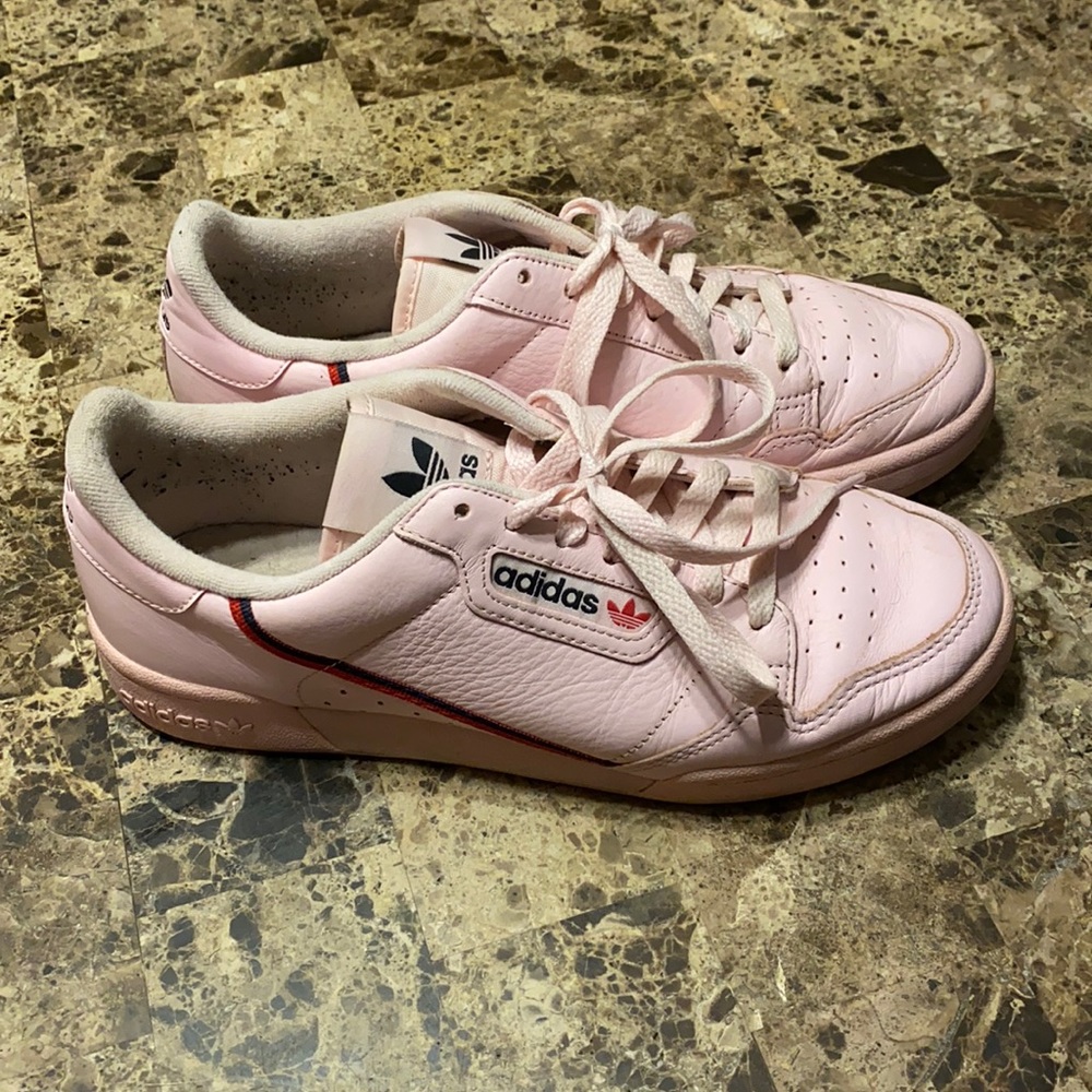 Pink Adidas Continental 80